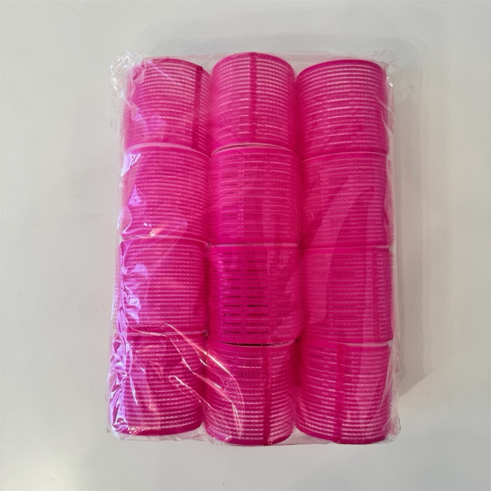 Jumbo Hair Curlers Rollers, 12Pcs 60mm - Picture 3 of 5